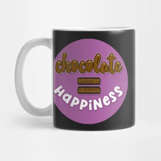 Chocolate = (equals) Happiness Mug